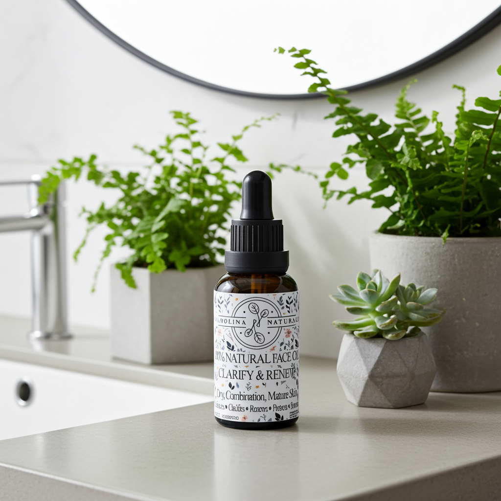 Renewal Facial Oil, Unscented 3 Renewal Facial Oil, Unscented - Image 3