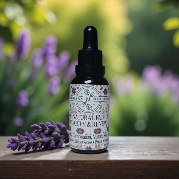 lavender and myrrh rejuvenating, protecting face oil, natural