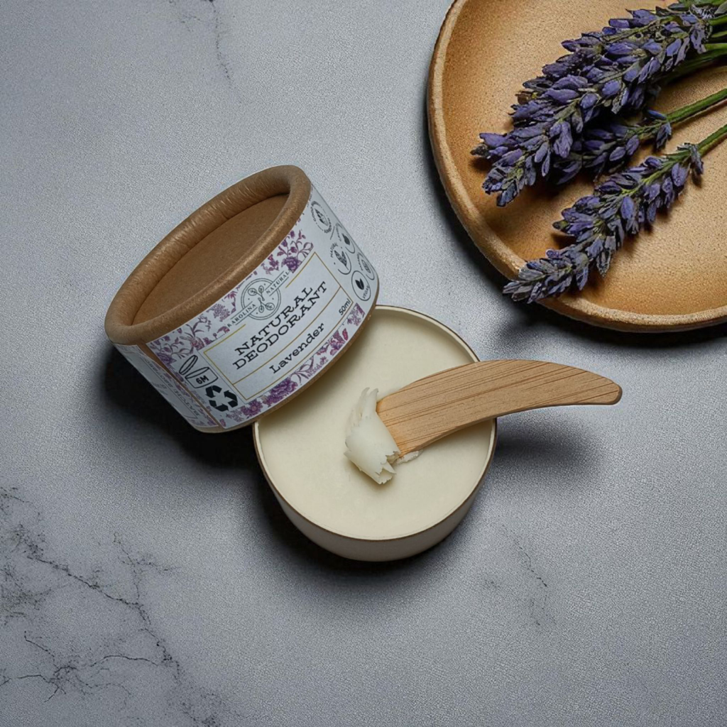 Natural Deodorant UK: Eco, Vegan & Skin-Friendly Odour Protection 2 Karolina Naturals – Lavender Natural Deodorant Calming lavender aroma with soothing natural ingredients.