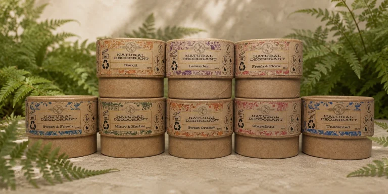 Karolina Naturals Home Compostable Skincare Packaging For Natural Deodorants