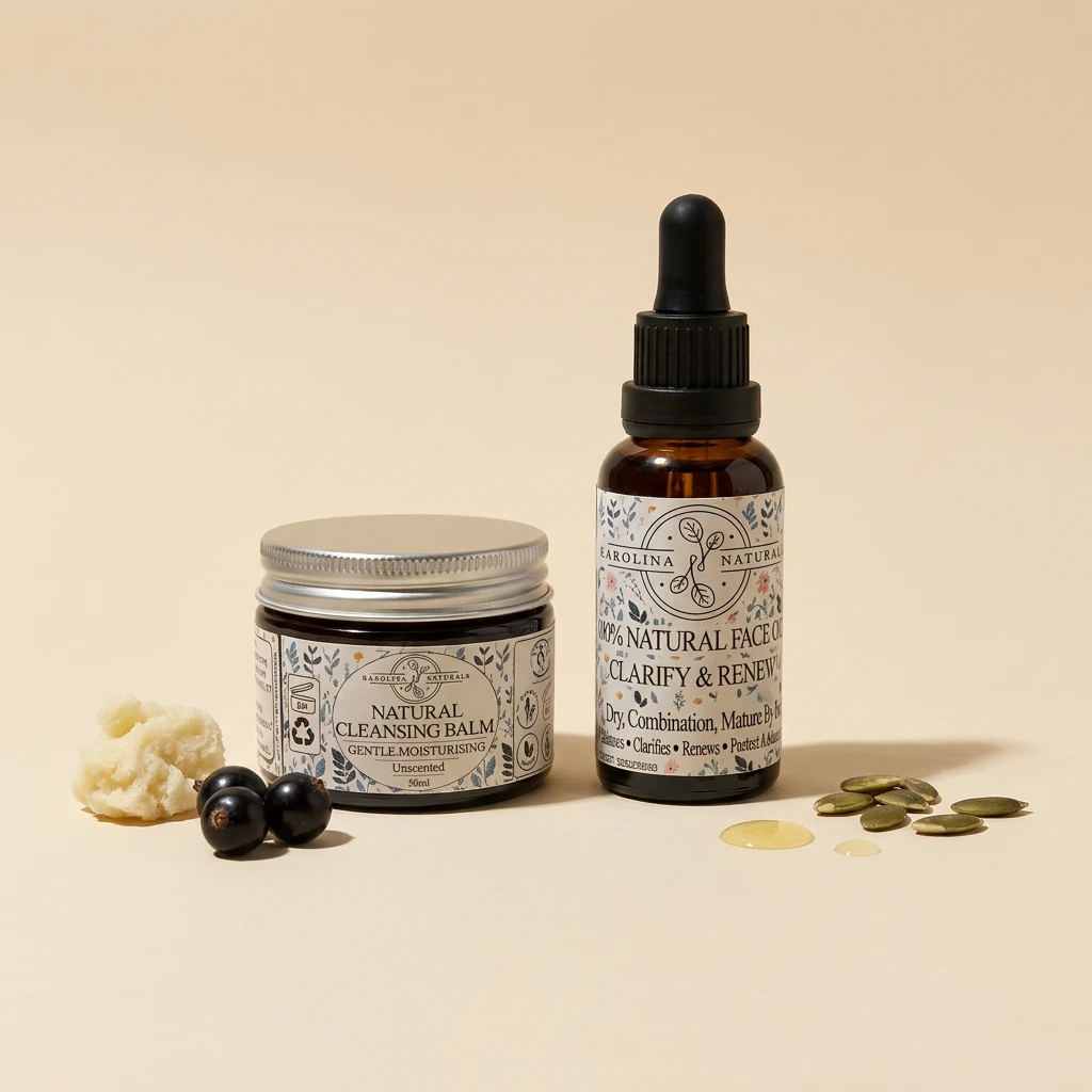 How to Choose a Natural Facial Oil for Dry Skin: Single Oils vs. Botanical Blends 24 cleansing balm face oil